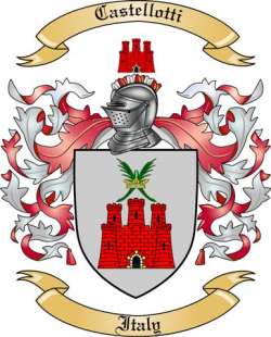 Castellotti Family Crest from Italy