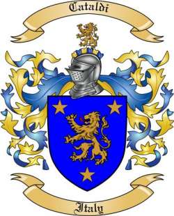 Cataldi Family Crest from Italy