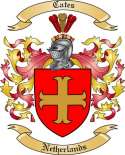 Cates Family Crest from Netherlands