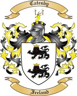 Catesby Family Crest from Ireland