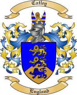 Catley Family Crest from England