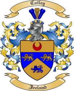 Catley Family Crest from Ireland