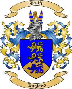 Catlin Family Crest from England