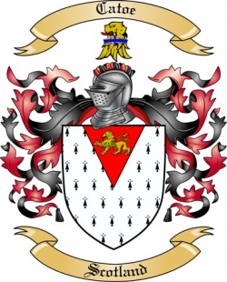 Catoe Family Crest from Scotland