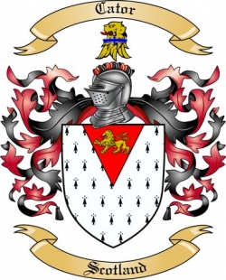 Cator Family Crest from Scotland