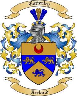 Catterley Family Crest from Ireland