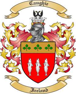 Caughie Family Crest from Ireland