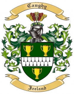Caughy Family Crest from Ireland