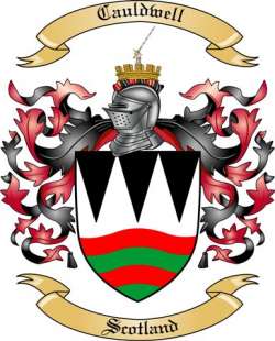 Cauldwell Family Crest from Scotland