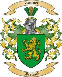 Cauner Family Crest from Ireland