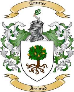 Cauner Family Crest from Ireland2