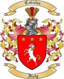 Cavalea Family Crest from Italy
