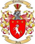 Cavallone Family Crest from Italy