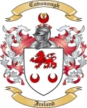Cavanaugh Family Crest from Ireland
