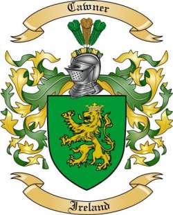 Cawner Family Crest from Ireland