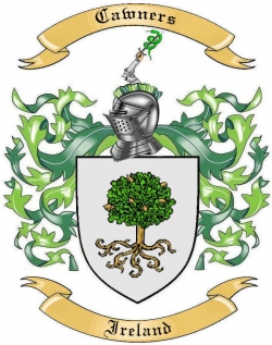 Cawners Family Crest from Ireland1