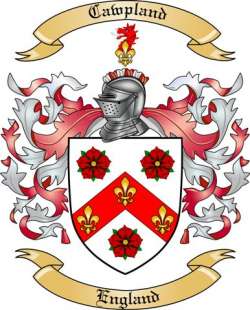 Cawpland Family Crest from England