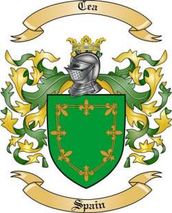 Cea Family Crest from Spain