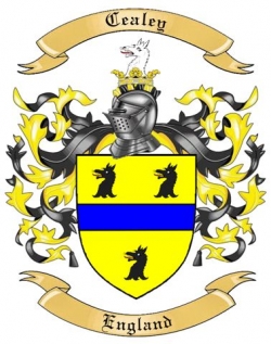 Cealey Family Crest from England