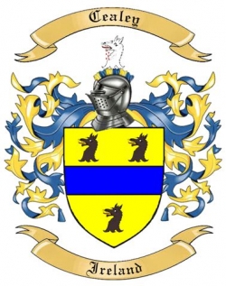 Cealey Family Crest from Ireland