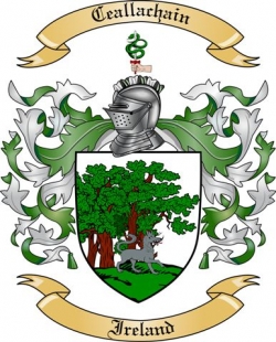 Ceallachain Family Crest from Ireland