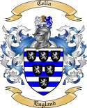 Celia Family Crest from England