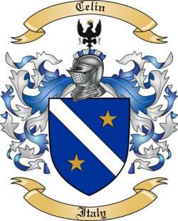 Celin Family Crest from Italy2