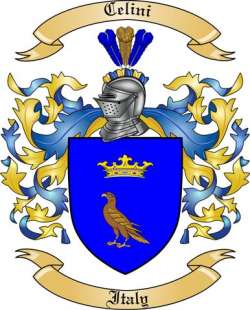 Celini Family Crest from Italy