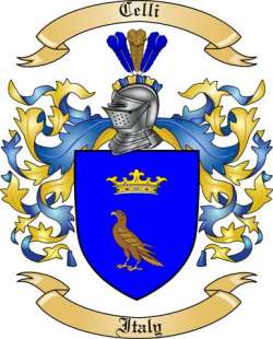 Celli Family Crest from Italy
