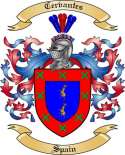 Cervantes Family Crest from Spain