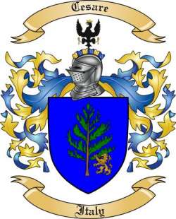 Cesare Family Crest from Italy