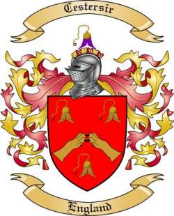 Cestersir Family Crest from England