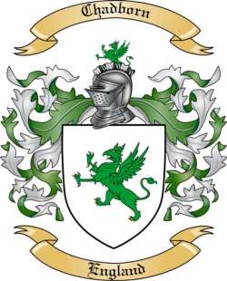Chadborn Family Crest from England