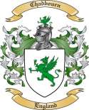 Chadbourn Family Crest from England