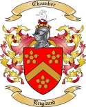 Chamber Family Crest from England