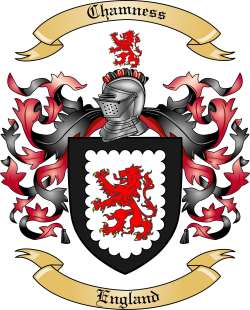Chamness Family Crest from England
