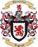 Champniss Family Crest from England