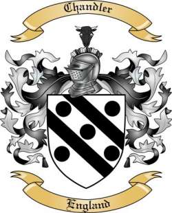 Chandler Family Crest from England
