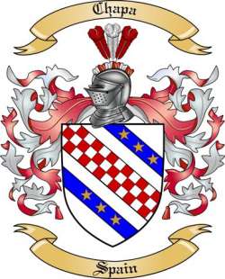 Chapa Family Crest from Spain