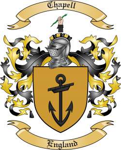Chapell Family Crest from England