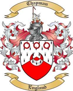 Chapman Family Crest from England