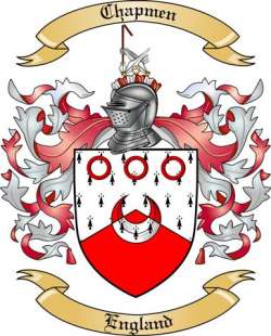 Chapmen Family Crest from England