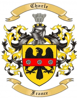 Charle Family Crest from France