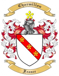 Charmillon Family Crest from France