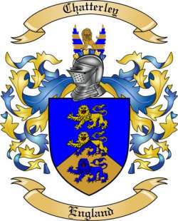 Chatterley Family Crest from England