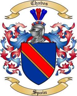 Chaves Family Crest from Spain
