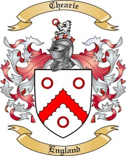 Chearie Family Crest from England