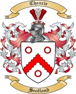 Chearie Family Crest from Scotland