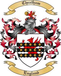 Cheatham Family Crest from England