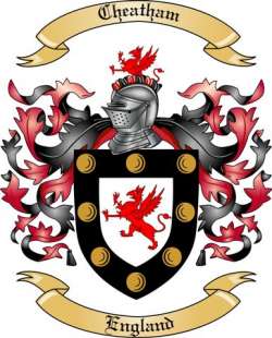 Cheatham Family Crest from England2